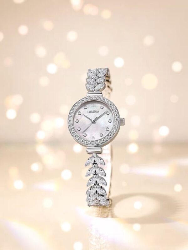 đồng hồ davena chính hãng nữ 6138 silver