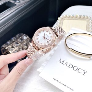 Đồng hồ Madocy M81697 nữ chính hãng Demi mặt hồng 31mm