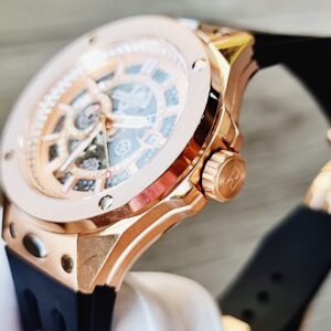 Đồng Hồ Hanboro For Men Rose Gold Automatic 43mm